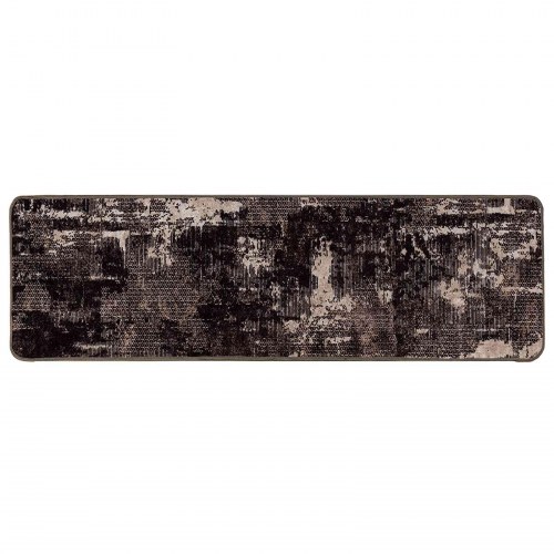 Løber-tæppe MARSA - sort 100 × 300 cm, polyester med skridsikker PVC