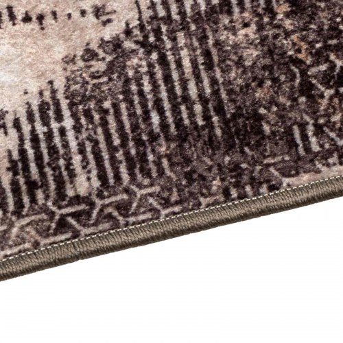 Løber-tæppe MARSA - sort 100 × 300 cm, polyester med skridsikker PVC
