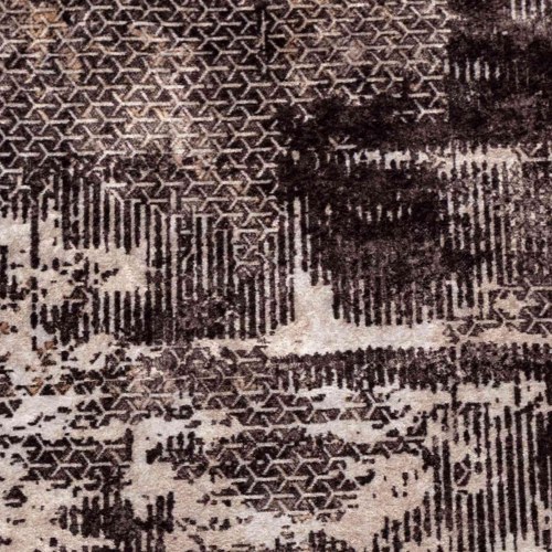 Løber-tæppe MARSA - sort 100 × 300 cm, polyester med skridsikker PVC