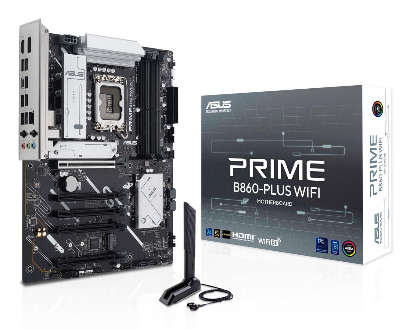 ASUS Prime B860-Plus WiFi - Intel B860, LGA 1851, ATX bundkort