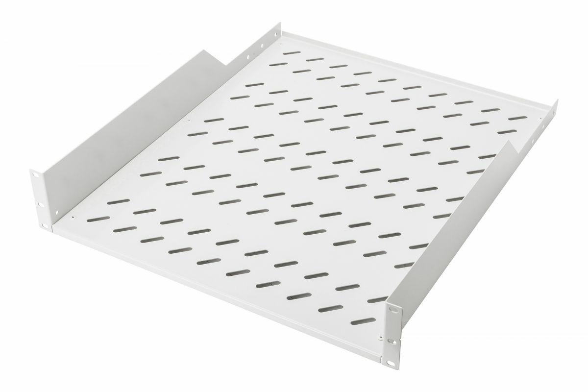 EQUIP fast hylde til 19" rack, 2U, 800 mm - lysegrå billede