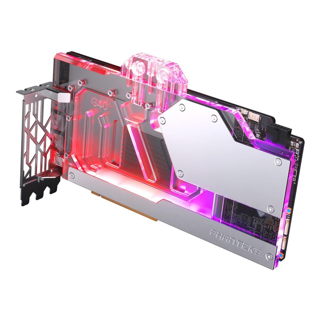 Phanteks Glacier G40 vandblok med backplate – GPU vandkøling billede