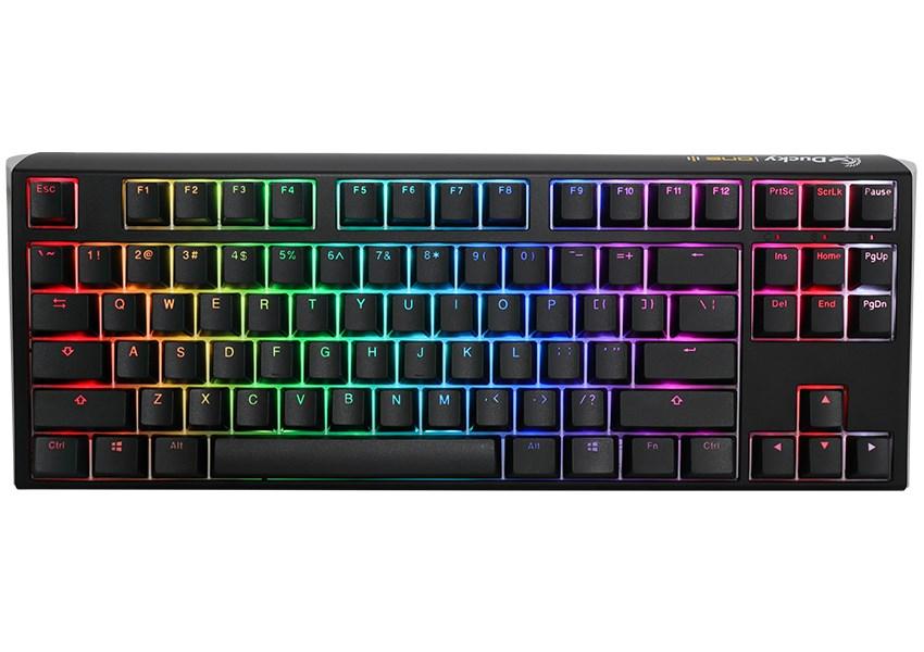 Ducky One 3 Classic TKL gaming-tastatur – USB, US English, sort/hvid billede