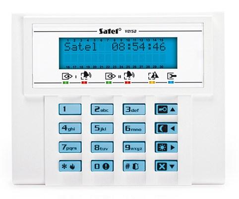 SATEL VERSA-LCD-BL betjeningspanel til alarmsystem – Hvid billede