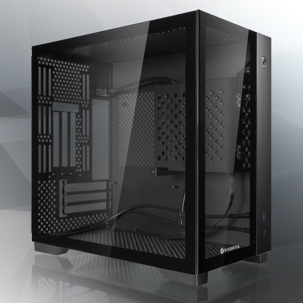 Raijintek PAEAN Mini – mini tower pc-kabinet, sort billede