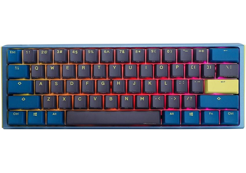 Ducky One 3 Daybreak Mini – mekanisk gaming tastatur, RGB, USB, tysk layout (Cherry MX Brown) billede