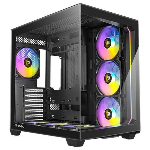 Antec C5 midi-tower kabinet - sort, glaspanel og høj luftstrøm