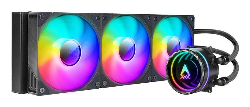 Azza Blizzard Pro 360 - AIO processorvandkøler, 3×120 mm, sort billede