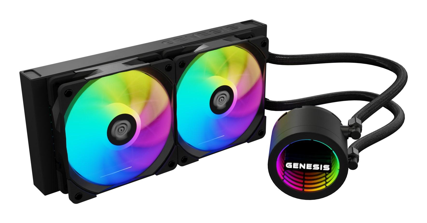 GENESIS NLG-2319 AIO vandkøling 240 mm - sort, RGB