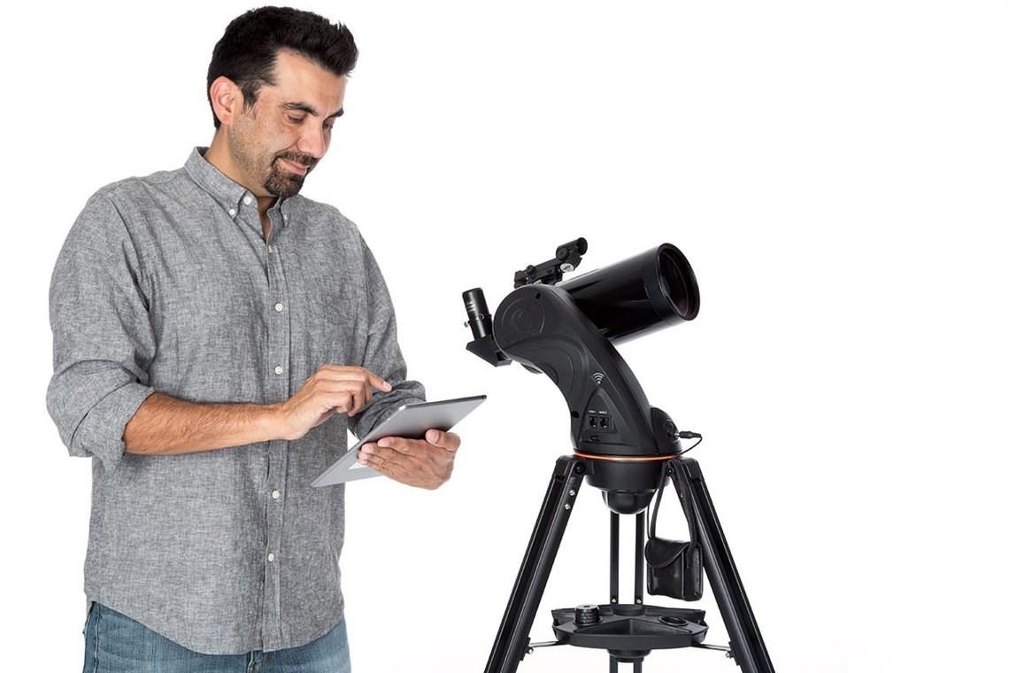 Celestron Astro Fi 102 katadioptrisk teleskop - 53x, sort billede