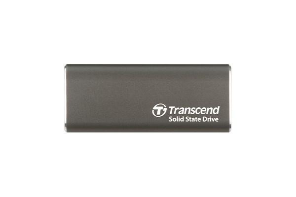 Transcend ESD265C ekstern SSD 2 TB - USB-C 3.2 Gen 2, grå