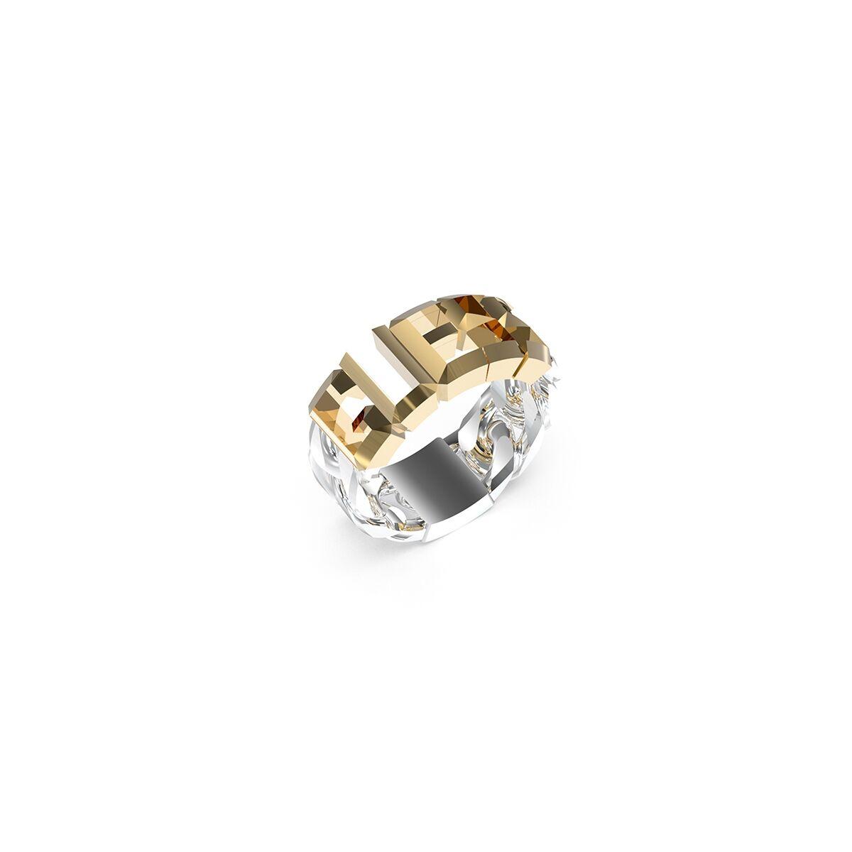 Guess JUMR03206JWYGST64 herre-ring - størrelse 24, rustfrit stål billede