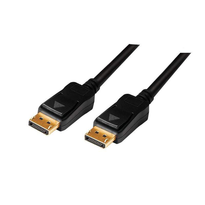 LogiLink CV0113 DisplayPort-kabel 15 m – Sort billede