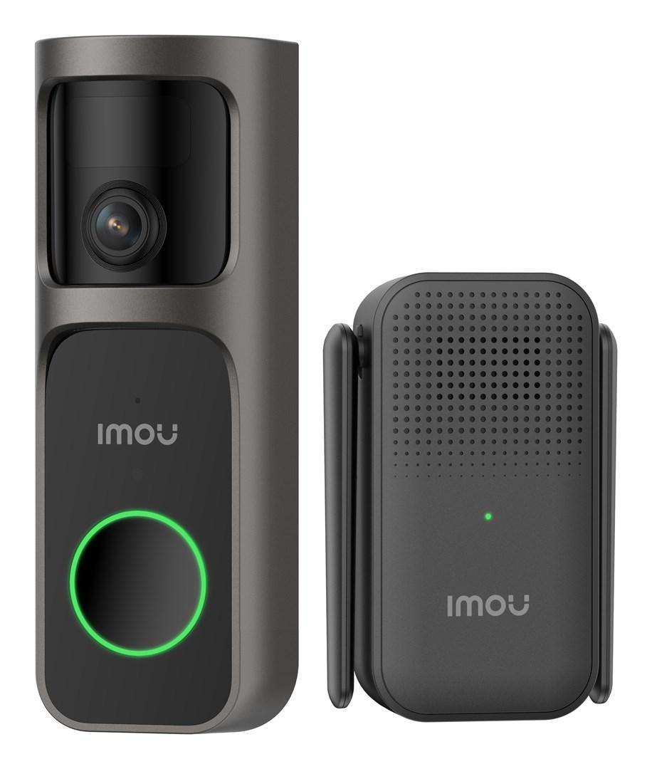 Imou DB-3EP-4M0W/DS3 dørklokkesæt med videoringeklokke – Sort billede