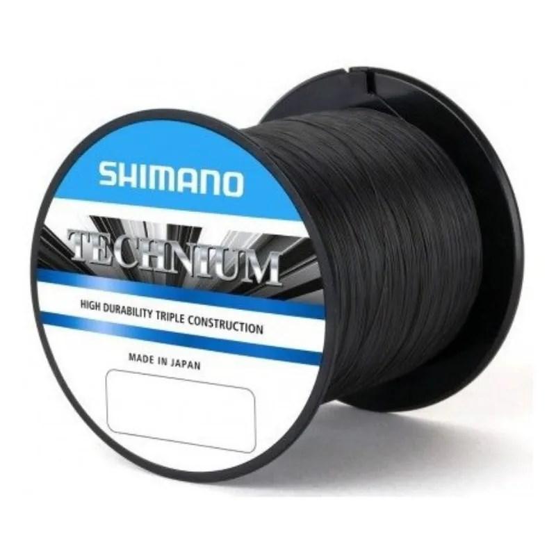 Shimano Technium fiskeline 0,255 mm 300 m - 6,10 kg, grå billede