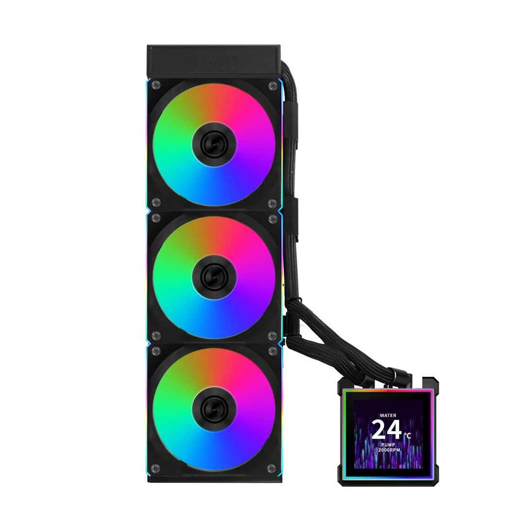 LIAN LI HydroShift II LCD-S 360 - væskekøler til CPU, 3x120 mm, sort