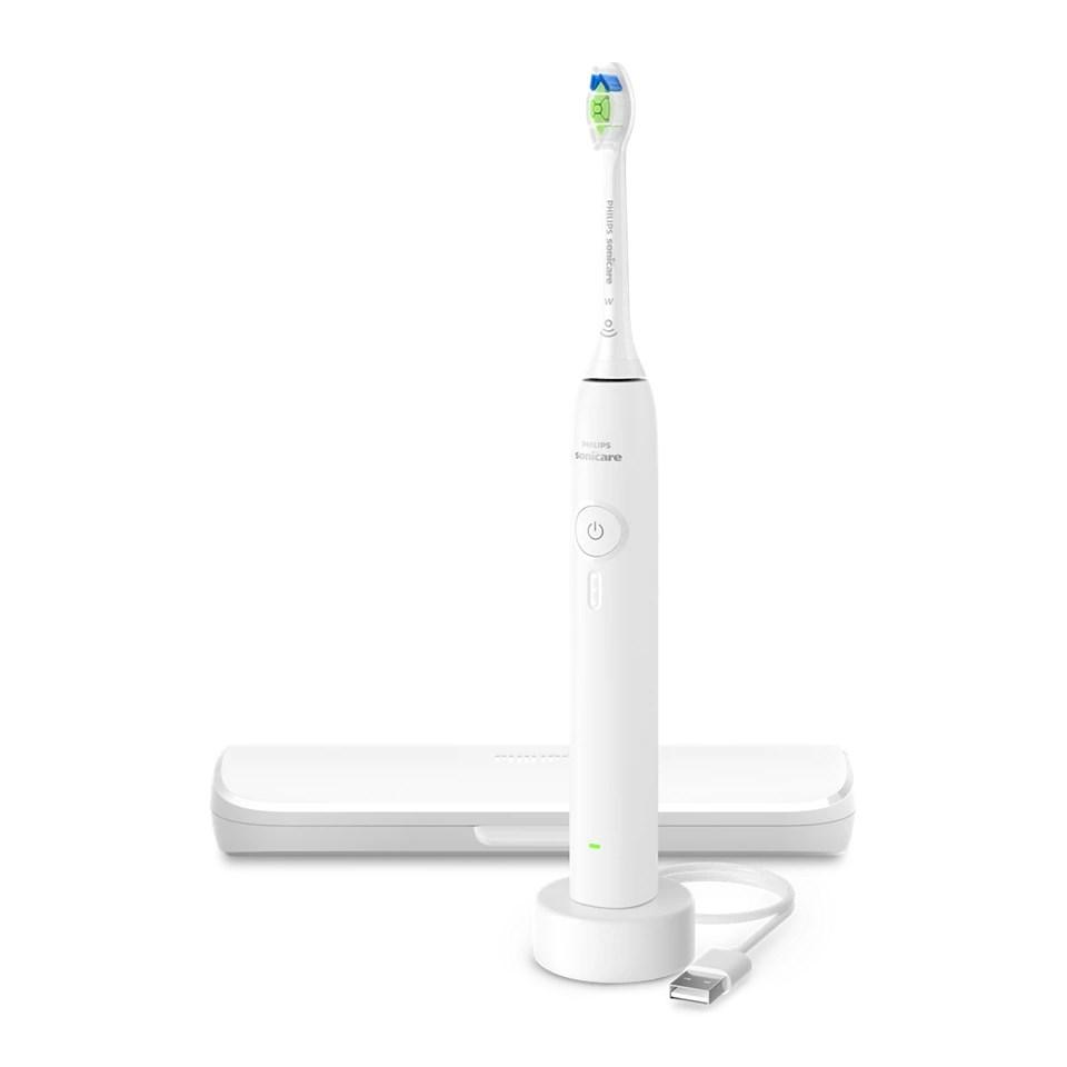 Philips Sonicare 3100 HX4033/21 - genopladelig elektrisk tandbørste (hvid) billede