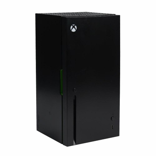 UKONIC mini køleskab 4,5 l – bordmodel, sort/grøn