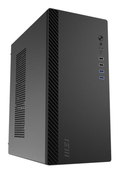 MSI PRO SHIELD M100P - midi tower pc-kabinet, sort billede
