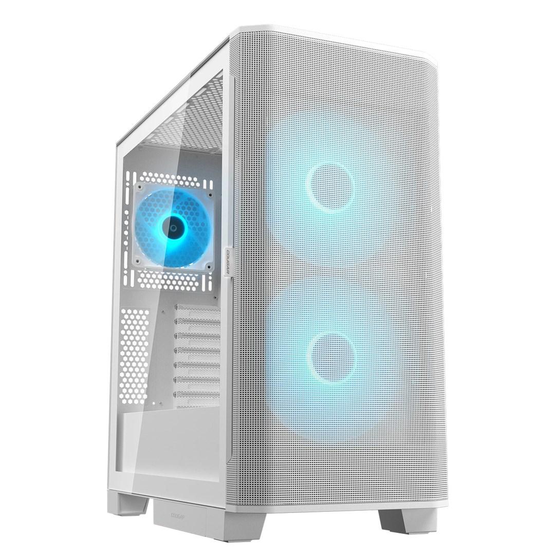 COUGAR Airface FLO midi-tower kabinet, ARGB – hvid billede