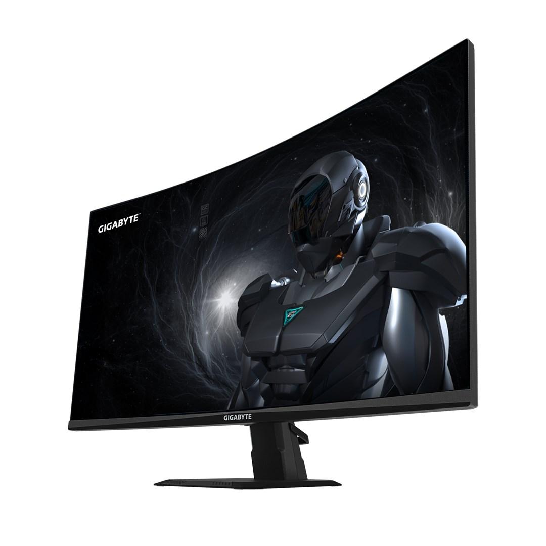 Gigabyte GS27FCA 27" buet gaming-skærm - Full HD, 200 Hz, 1 ms, FreeSync Premium, HDR, HDMI 2.0/DP 1.4 billede