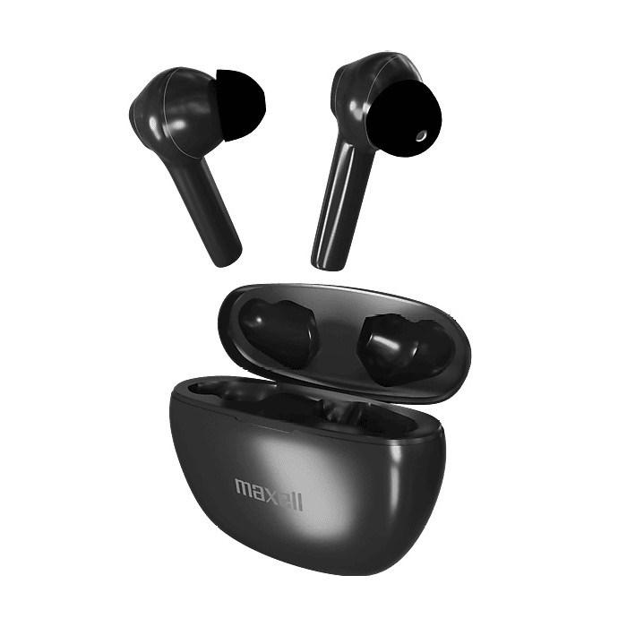 Maxell Dynamic+ trådløse in-ear hovedtelefoner med ladeetui – sort