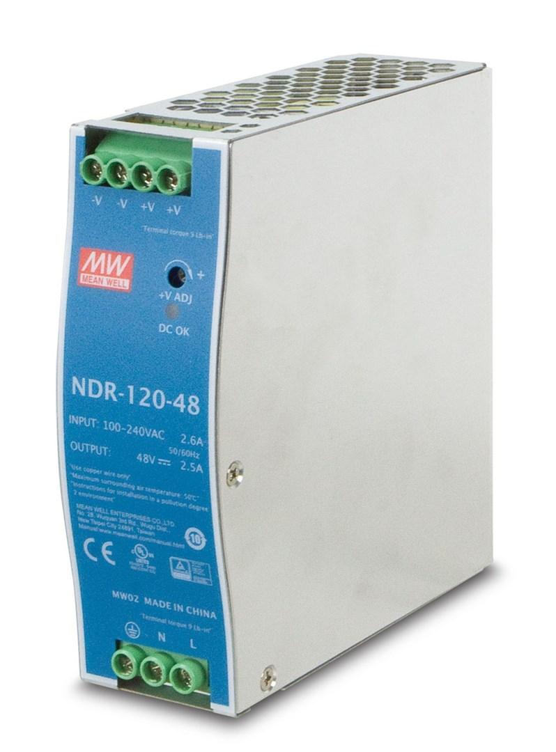Planet PWR-120-48 strømforsyning 120 W – Blå/Grå billede