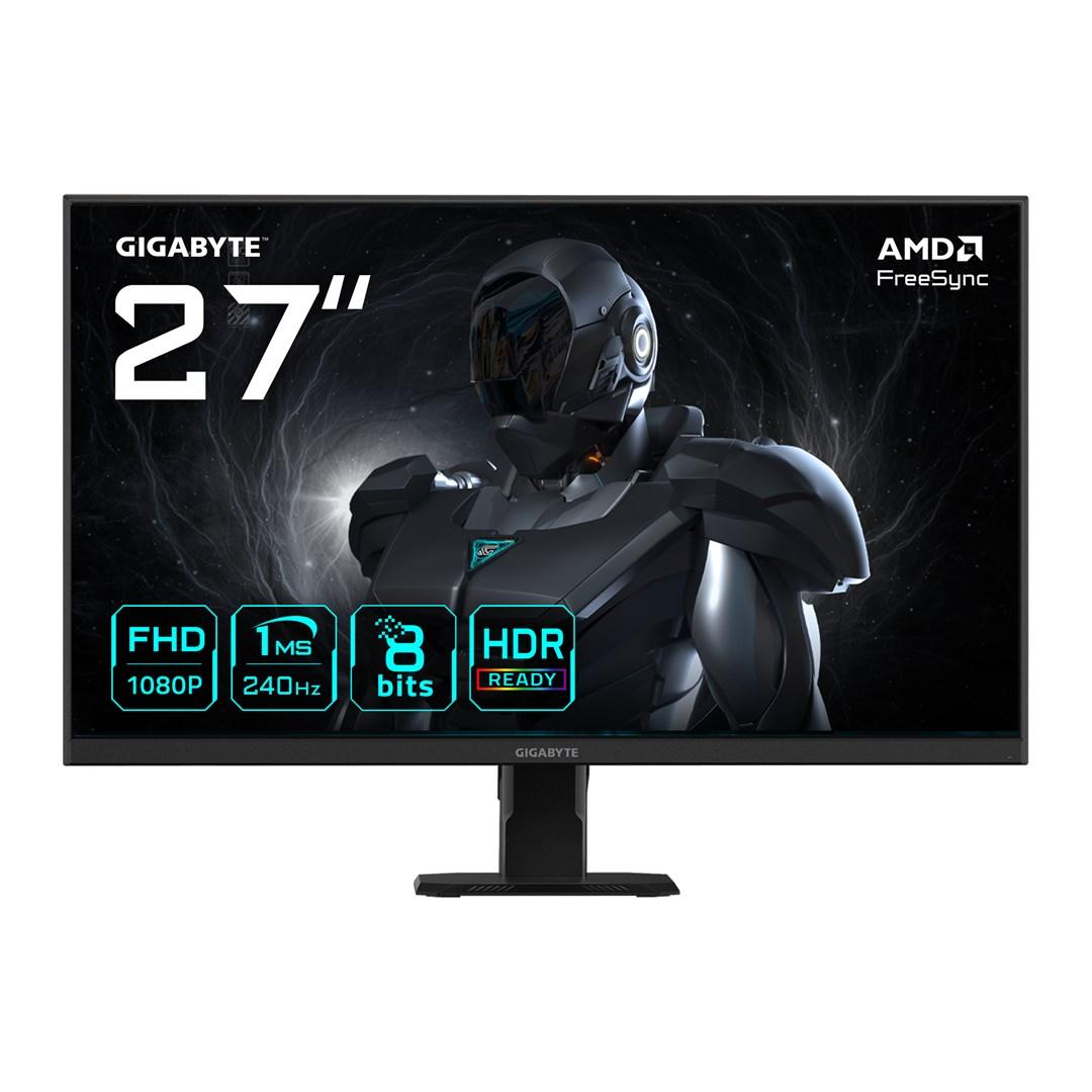 Gigabyte GS27F2 27" FHD gaming-skærm - 240 Hz, 1 ms, FreeSync, HDR Ready
