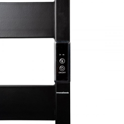 Towarall elektronisk håndklædetørrer - væg/gulv, 10 stænger, sort (OUTLET A)