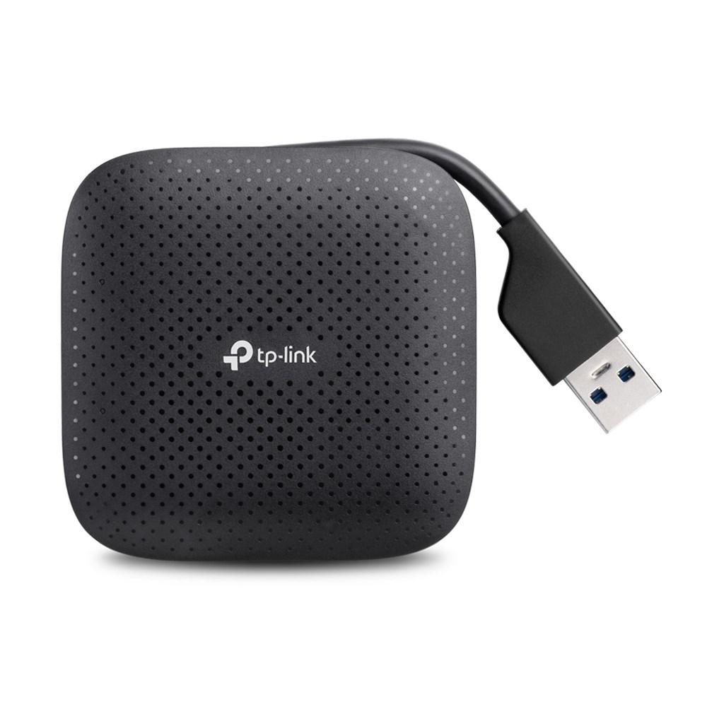 TP-Link UH400 USB-hub – 4x USB 3.2 Gen 1 Type-A, 5 Gbit/s, sort billede