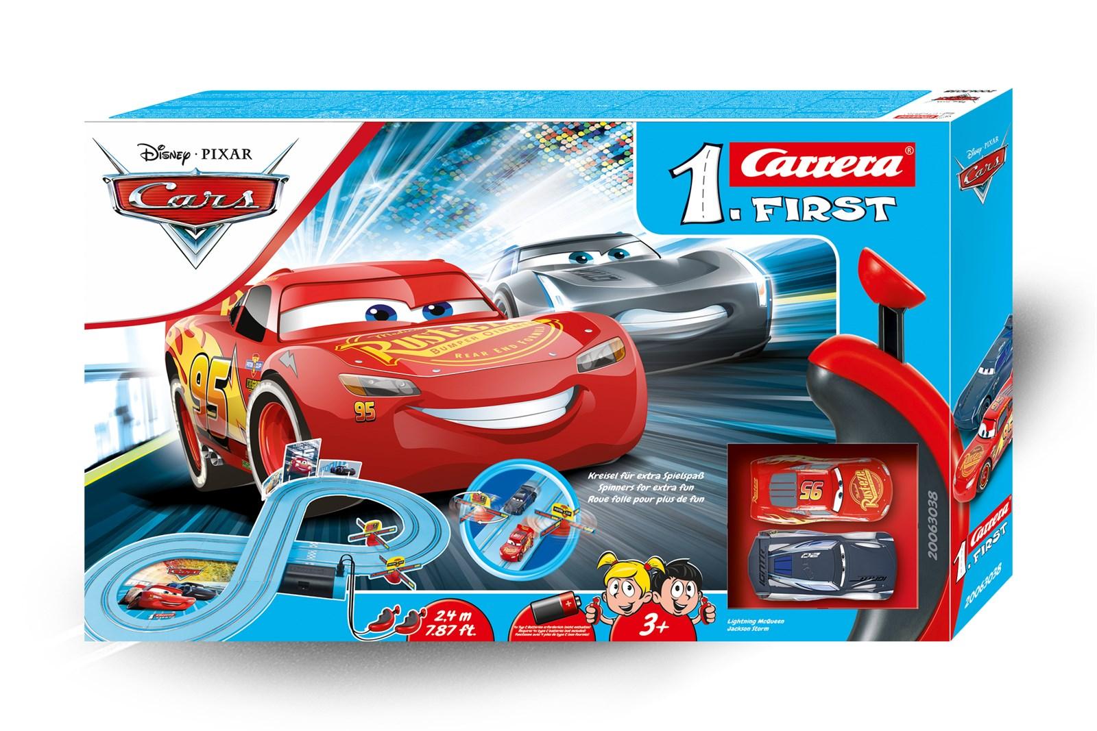 Carrera First - Pixar Cars Power Duel racerbane 1:50, 2,4 m billede