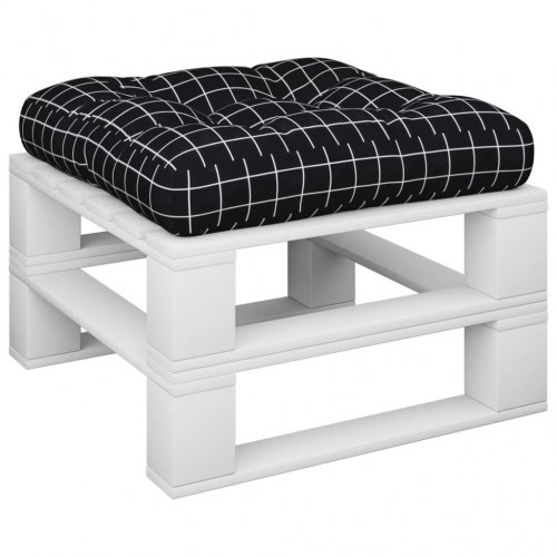 Pallehynde 58 x 58 x 10 cm - ternet sort