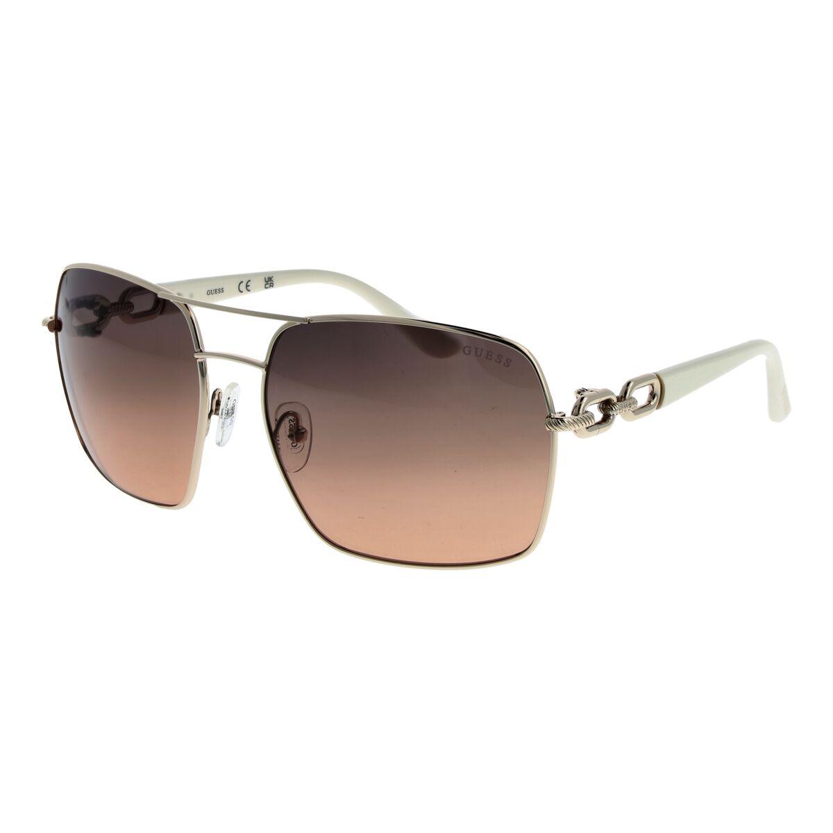 Guess GU00159 6332B damesolbriller - gylden pilot med UV400 billede