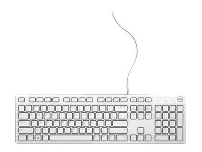 Dell KB216 kablet tastatur – Pan Nordic, hvid billede