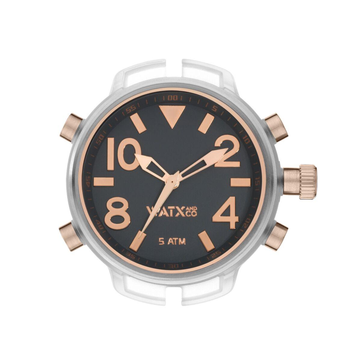 Watx & Colors RWA3777 herreur - 49 mm, 5 ATM, transparent kasse billede