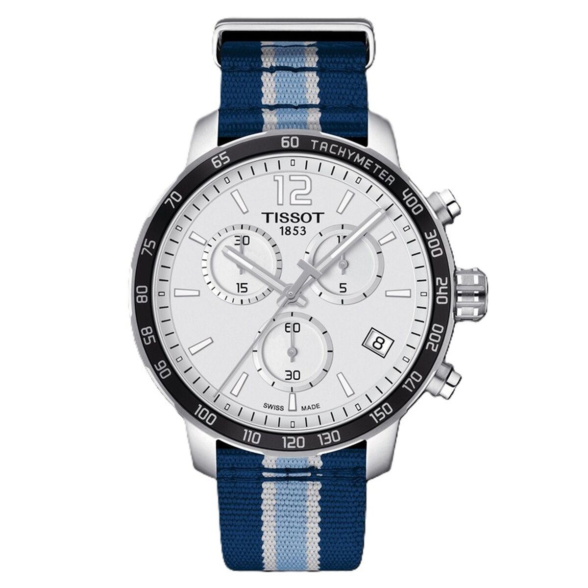 Tissot Quickster NBA Memphis Grizzlies herreur - 42 mm, blå nylonrem billede