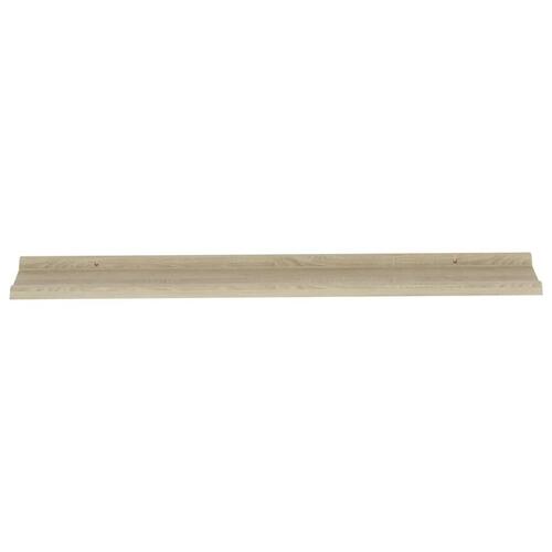 Væghylder 4 stk. 115x9x3 cm sonoma-eg
