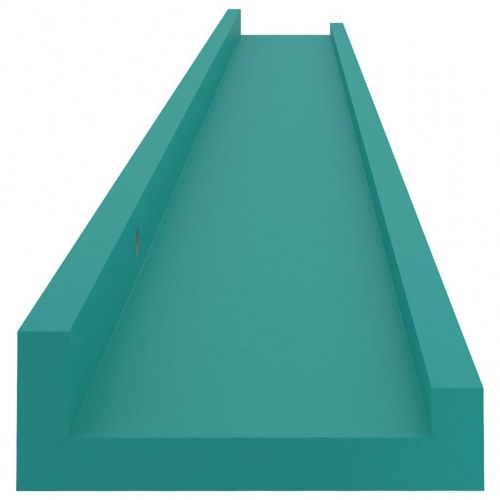 Væghylder 4 stk. 100x9x3 cm blå