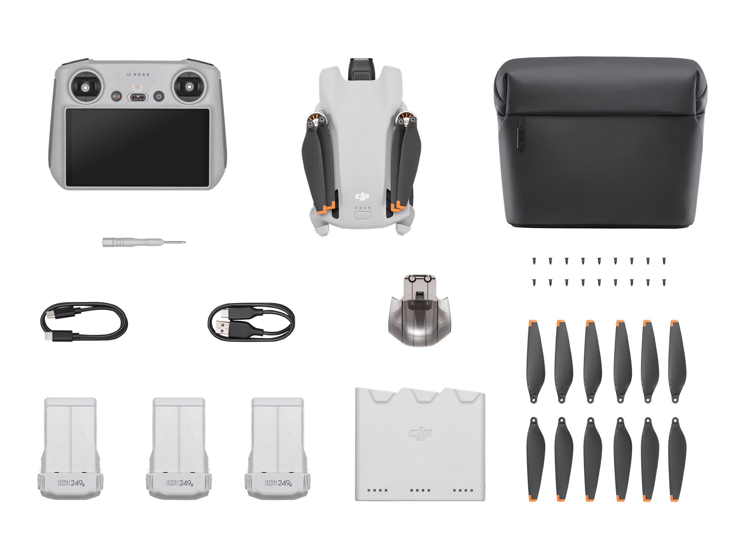 DJI Mini 3 Fly More Combo - ultralet 249 g drone med kamera billede