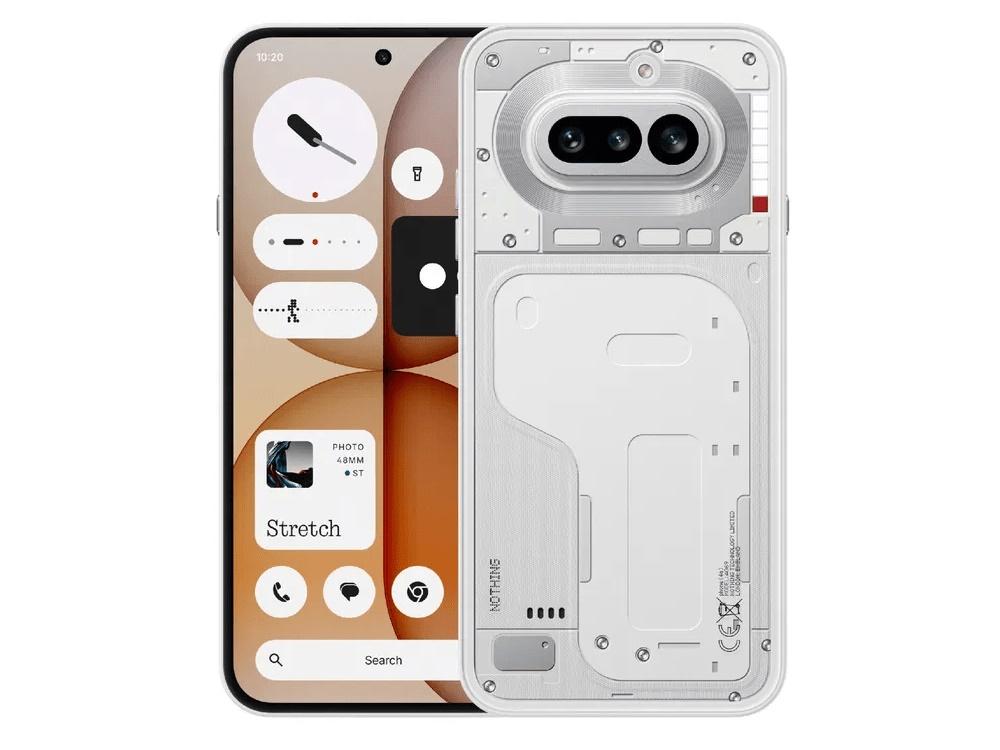 Nothing Phone 4a 5G 6,78" 8/128 GB - Hvid smartphone