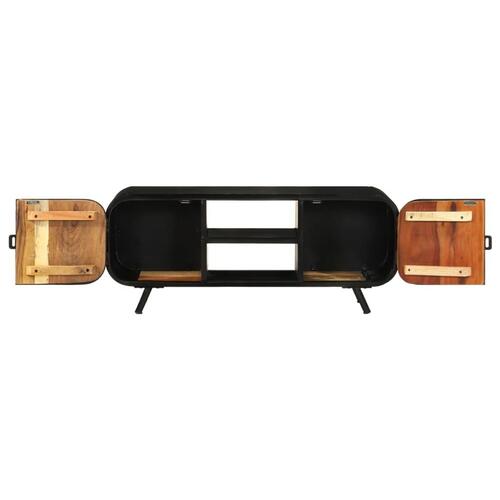 Tv-skab 110x30x45 cm massivt genbrugstræ