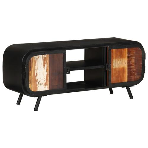 Tv-skab 110x30x45 cm massivt genbrugstræ