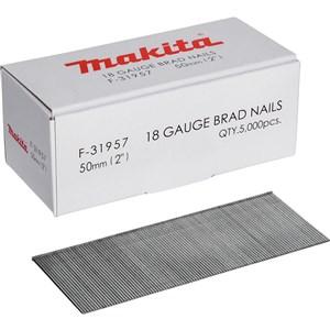 Makita 18 gauge brad-søm 1,2 × 50 mm - 5.000 stk. billede
