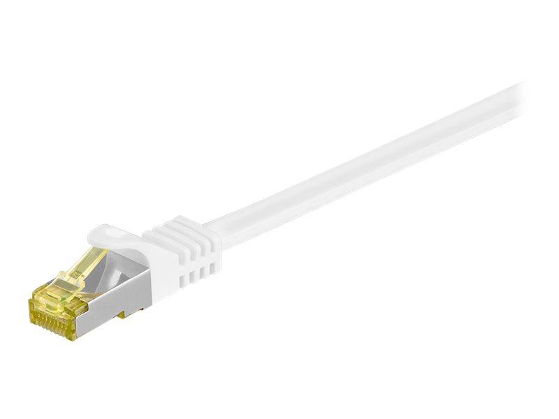 Goobay RJ45 netværkskabel CAT 7 S/FTP CU - 30 m - hvid billede