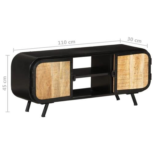 Tv-skab 110x30x45 cm ru mangotræ