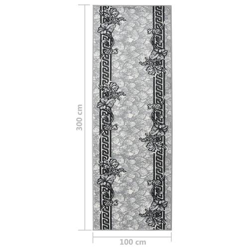 Tæppeløber 100x300 cm BCF grå