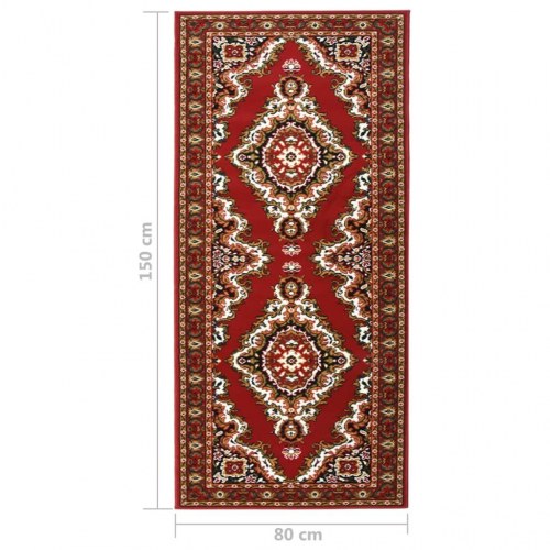 Tæppeløber 80x150 cm BCF orientalsk rød