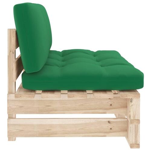 Midtermodul til pallesofa imprægneret fyrretræ