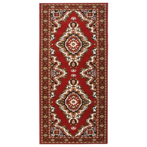 Tæppeløber 100x200 cm BCF orientalsk rød
