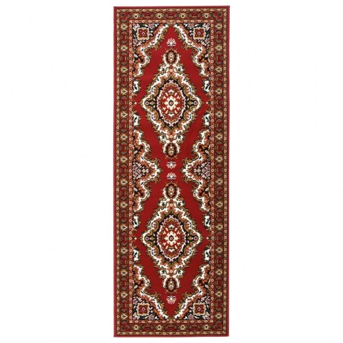 Tæppeløber 100x300 cm BCF orientalsk rød